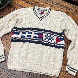 Tommy Hilfiger Vintage Hand Knit Sweater